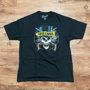 Guns N Roses Pistols And Skulls T-Shirt Men’s Size 2XL Black Bravado